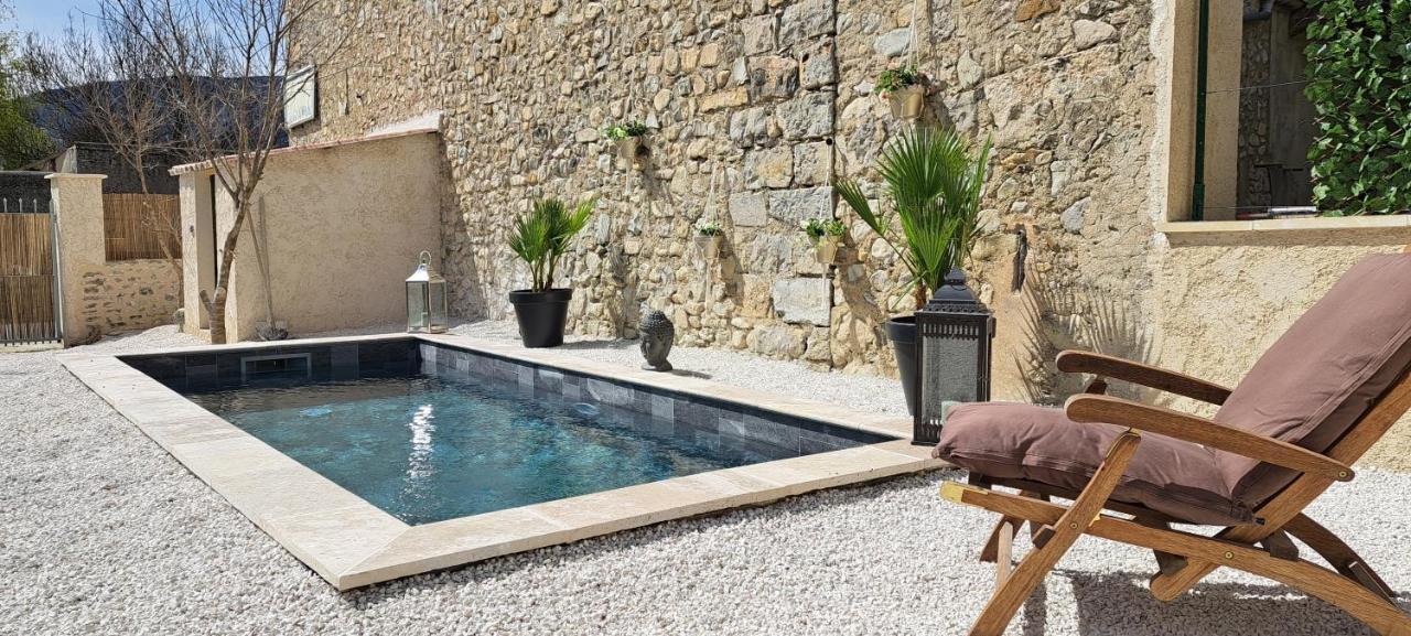 Le Mazet Sainte-Jalle, Piscine Chauffee, Jardin Clos, Barbecue En Baronnies Provencales エクステリア 写真
