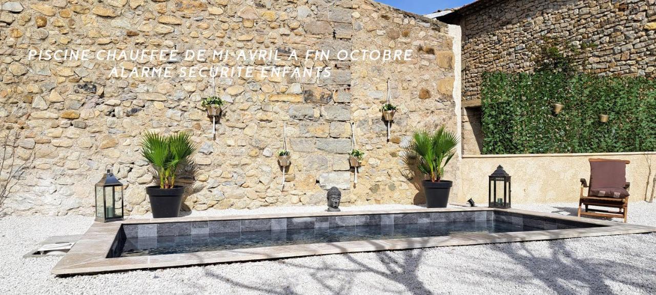 Le Mazet Sainte-Jalle, Piscine Chauffee, Jardin Clos, Barbecue En Baronnies Provencales エクステリア 写真