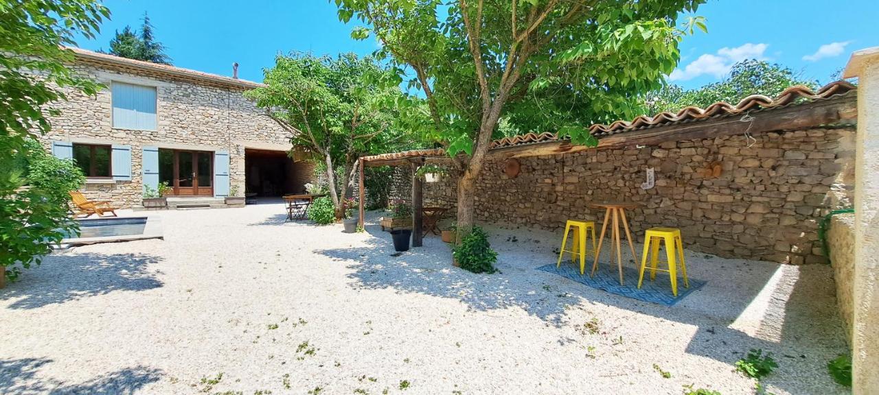 Le Mazet Sainte-Jalle, Piscine Chauffee, Jardin Clos, Barbecue En Baronnies Provencales エクステリア 写真