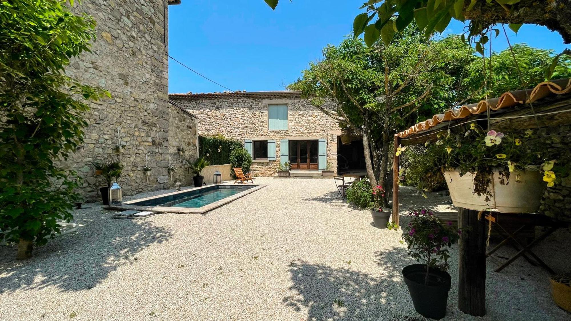 Le Mazet Sainte-Jalle, Piscine Chauffee, Jardin Clos, Barbecue En Baronnies Provencales エクステリア 写真